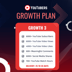 youtube growth service plan- growth 3